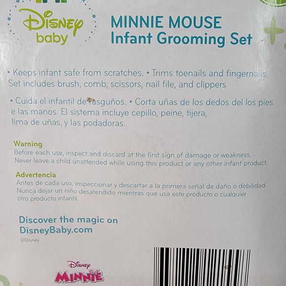 Disney Baby 5 Piece Minnie Mouse Infant Grooming Set NEW / SEALED - Picture 5 of 5
